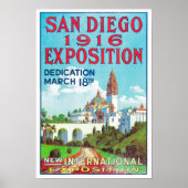 San Diego International Exposition Poster ポスター (正面)
