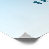 San Diego Ocean Map Print Poster Wallart Gift ポスター (角)