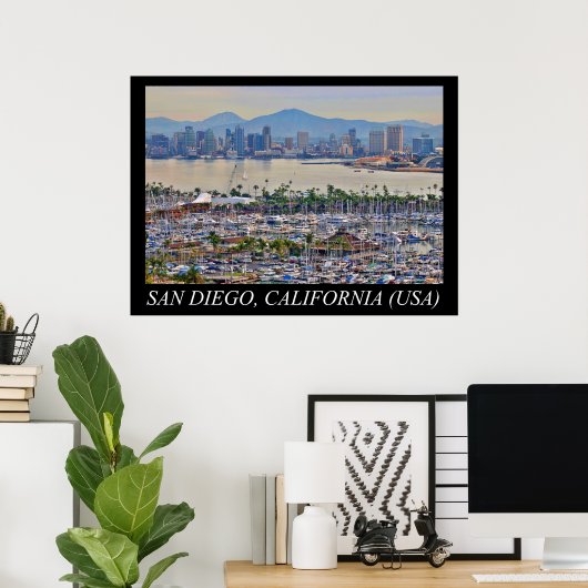 San Diego Point Loma Poster ポスター (ホームオフィス)