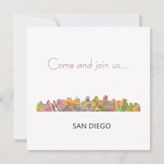 SAN DIEGO SKYLINE WB1 - 招待状 (正面)