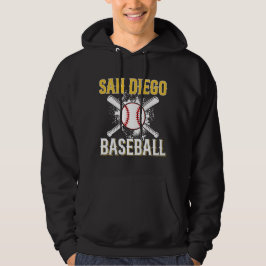 San Diego white Baseball パーカ