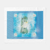 San Esprit Tuch フリースブランケット (正面(横))