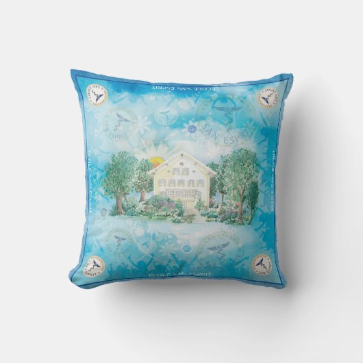 San Esprit Tuch als Kissen クッション (正面)