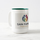 San Family Cup ツートーンマグカップ (正面左)