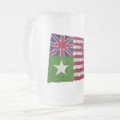 San Felipeの旗 フロストグラスビールジョッキ (正面左)