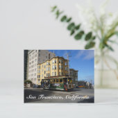 San Franciscoケーブルカー#4はがき ポストカード (スタンド正面)