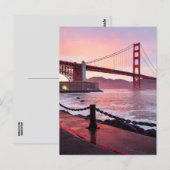 SAN FRANCISCOゴールデンゲートブリッジハガキ ポストカード (正面/裏面)