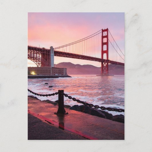 SAN FRANCISCOゴールデンゲートブリッジハガキ ポストカード (正面)