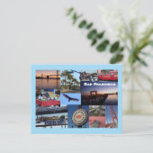 San Franciscoフォトコラージポストカード ポストカード (スタンド正面)