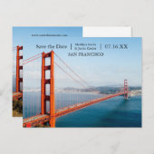 San Francisco写真 – ポストカードの日付を保存 案内ポストカード (正面/裏面)
