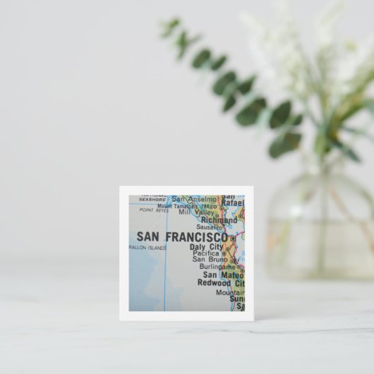 San Francisco引っ越しました新しいアドレスカード エンクロージャーカード (スタンド正面)