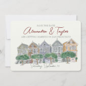 San Francisco日付の保存招待状 招待状 (正面)