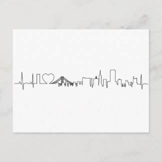 San Francisco を ECG スタイルで愛してる ポストカード