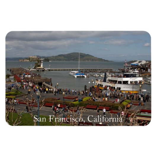 San Francisco,カリフォルニア州プレミアムフレキシマグネット マグネット (横)
