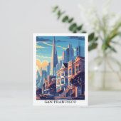 San Francisco,カリフォルニア州:旅行ヴィンテージ ポストカード (スタンド正面)