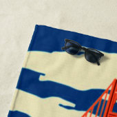 San Francisco – シティバイザベイポスター ビーチタオル (インサイチュ)