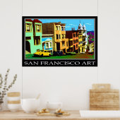 San Francisco ポップ・アートの Art 69 – フォトアートポスター ポスター (キッチン)
