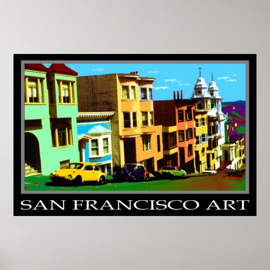 San Francisco ポップ・アートの Art 69 – フォトアートポスター ポスター (正面)