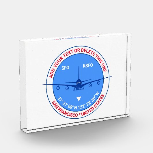 San Francisco，米国，カスタマイズ可能素晴らし フォトブロック (左)