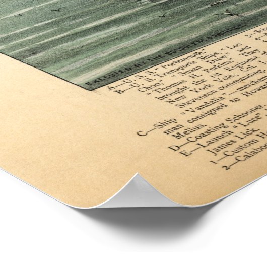 San Francisco, 1847 (Bosqui) BigMapBlog.com ポスター (角)