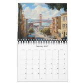 San Francisco 2025カレンダー – 12シーン カレンダー (1月 2027)
