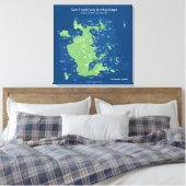 San Francisco-24"x24",canvasの水中通り キャンバスプリント (インサイチュ (寝室))