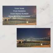 San Francisco Bay Bridge Business Card 名刺 (正面/裏面)