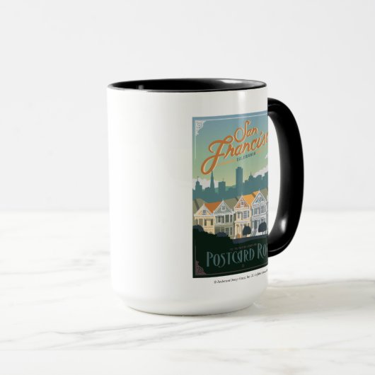 San Francisco, CA – はがき行 マグカップ (正面右)