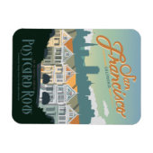 San Francisco, CA – はがき行 マグネット (横)