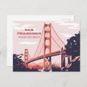 San Francisco, CA – ゴールデンゲートブリッジのポストカード ポストカード (正面/裏面)