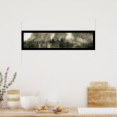 San Francisco CA Burning Photo 1906b ポスター (キッチン)