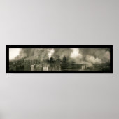 San Francisco CA Burning Photo 1906b ポスター (正面)