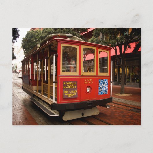 San Francisco Cable Car 2014カレンダーはがき ポストカード (正面)