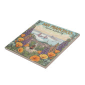 San Francisco Cable Car Postcard タイル (側面)