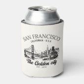 San Francisco Cal | Golden Gate Landscape 缶クーラー (缶正面)