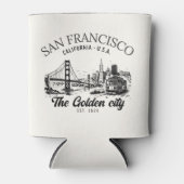 San Francisco Cal | Golden Gate Landscape 缶クーラー (正面)