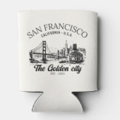 San Francisco Cal | Golden Gate Landscape 缶クーラー (裏面)