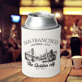 San Francisco Cal | Golden Gate Landscape 缶クーラー