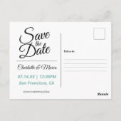 San Francisco California – ケーブルカー日付の保存 ポストカード (裏面)