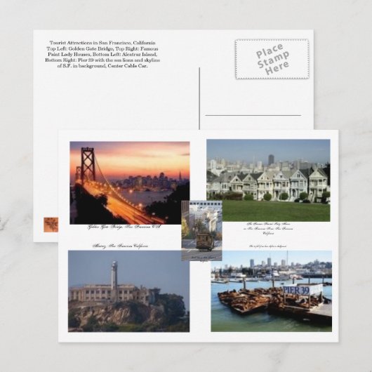 San Francisco California ポストカード (正面/裏面)