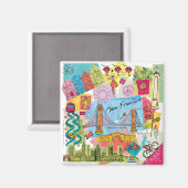 San Francisco, California マグネット (正面/裏面)