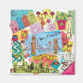 San Francisco, California マグネット (正面)