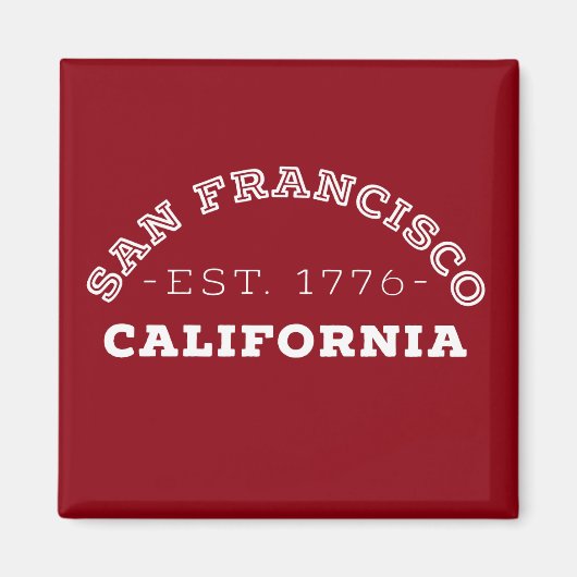 San Francisco California マグネット (正面)