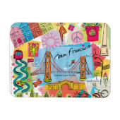 San Francisco, California マグネット (横)