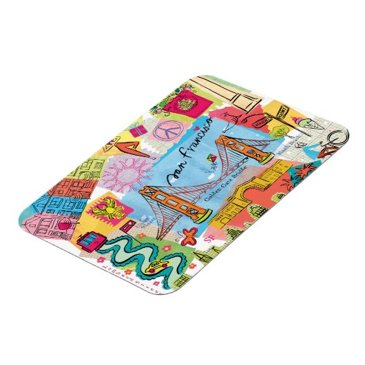 San Francisco, California マグネット (左側)