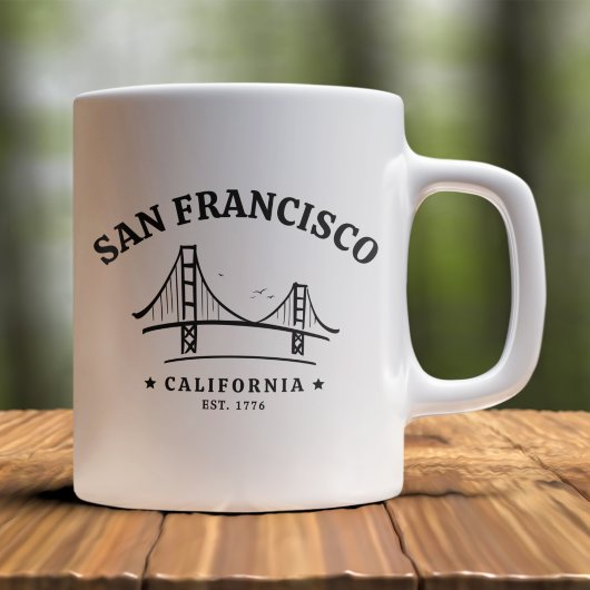 San Francisco California Beatiful Landscape コーヒーマグカップ