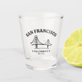 San Francisco California Beatiful Landscape ショットグラス (正面)