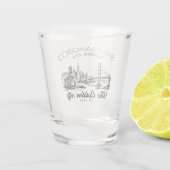 San Francisco California Golden Gate  ショットグラス (裏面)