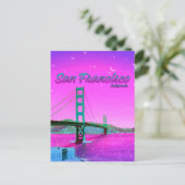 San Francisco California Golden Gate Bridge ポストカード (スタンド正面)