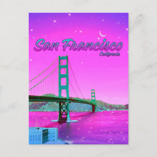 San Francisco California Golden Gate Bridge ポストカード
